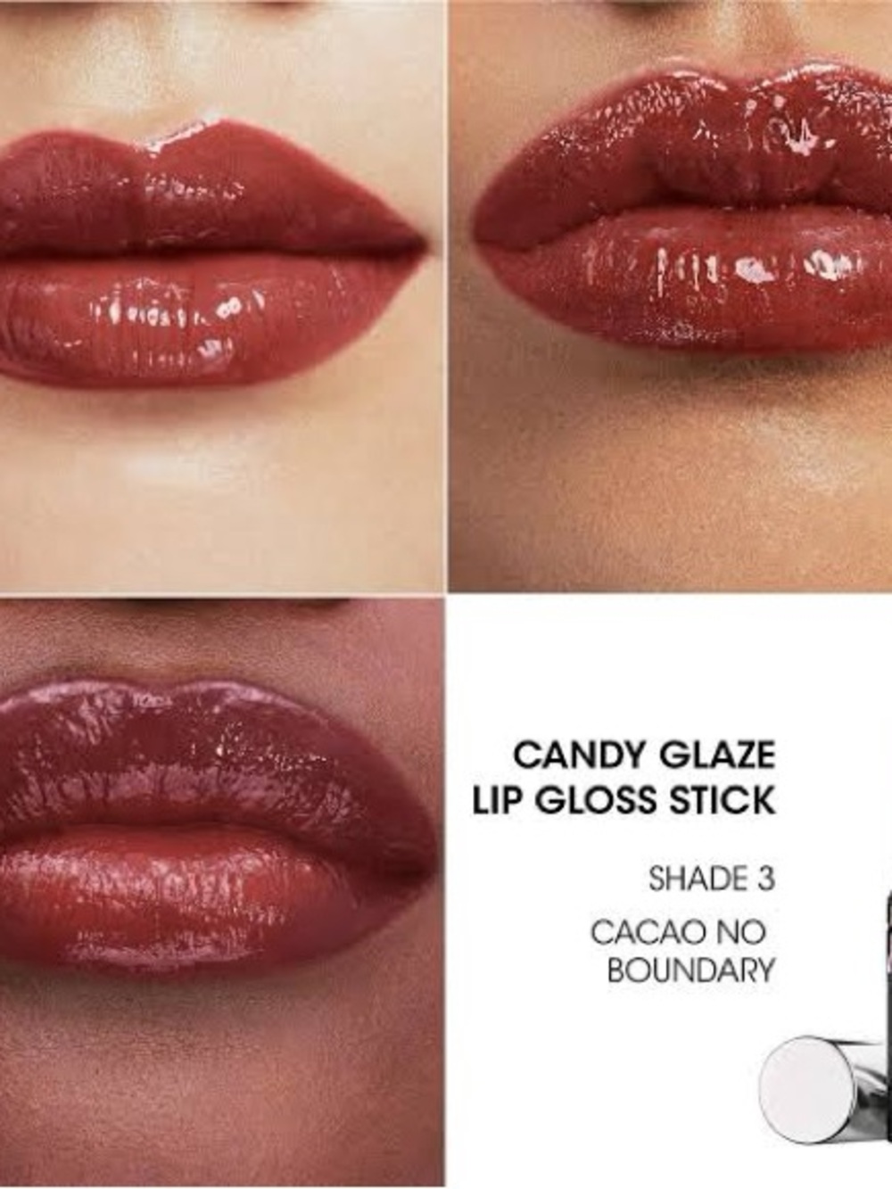 Yves Saint Laurent Rouge Volupté Candy Glaze Double Care Balm -cocoa #3